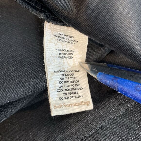 Soft Surroundings Once a Leopard Print Ponte Pants XL Petite - Picture 9 of 11